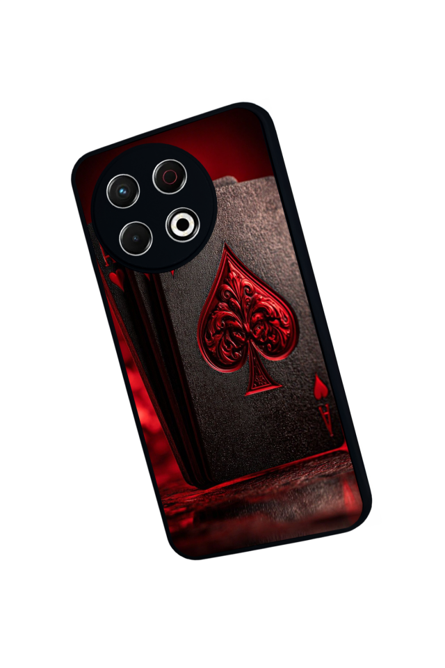 Tecno Spark 30 Pro Uyumlu Kart Tasarımlı Glossy Premium Kılıf