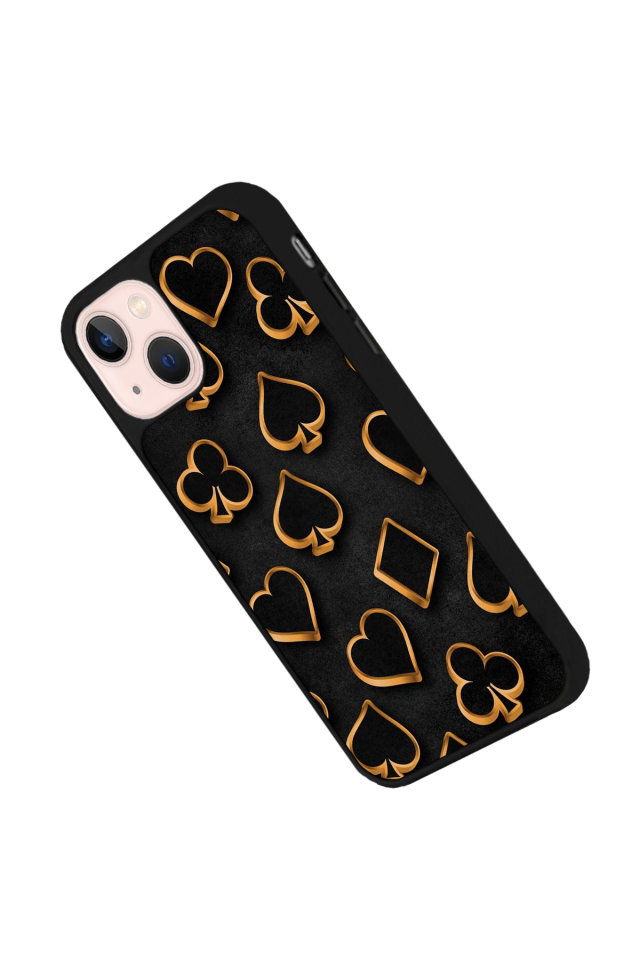 iPhone 15 Plus Uyumlu Kart Tasarımlı Glossy Premium Kılıf
