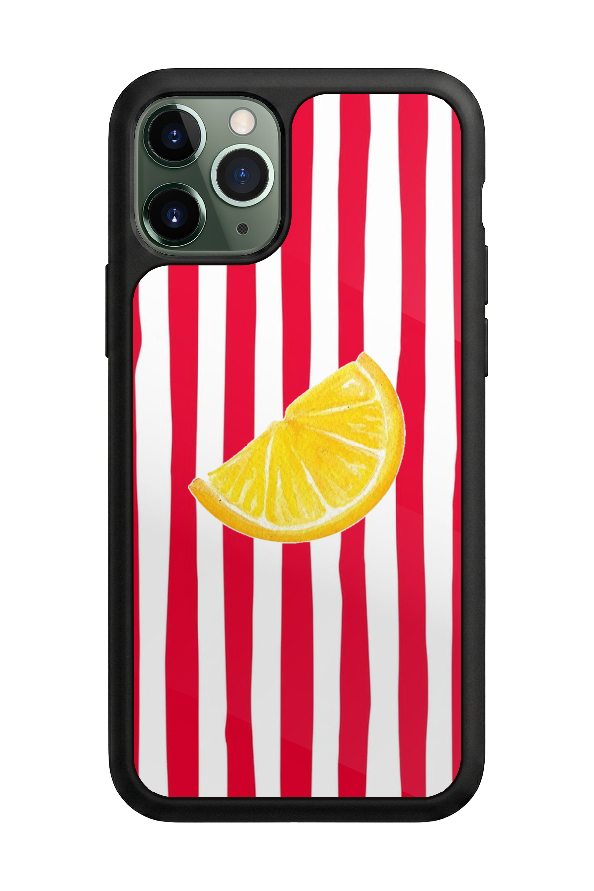 iPhone 11 Pro Uyumlu Limon Tasarımlı Glossy Premium Kılıf