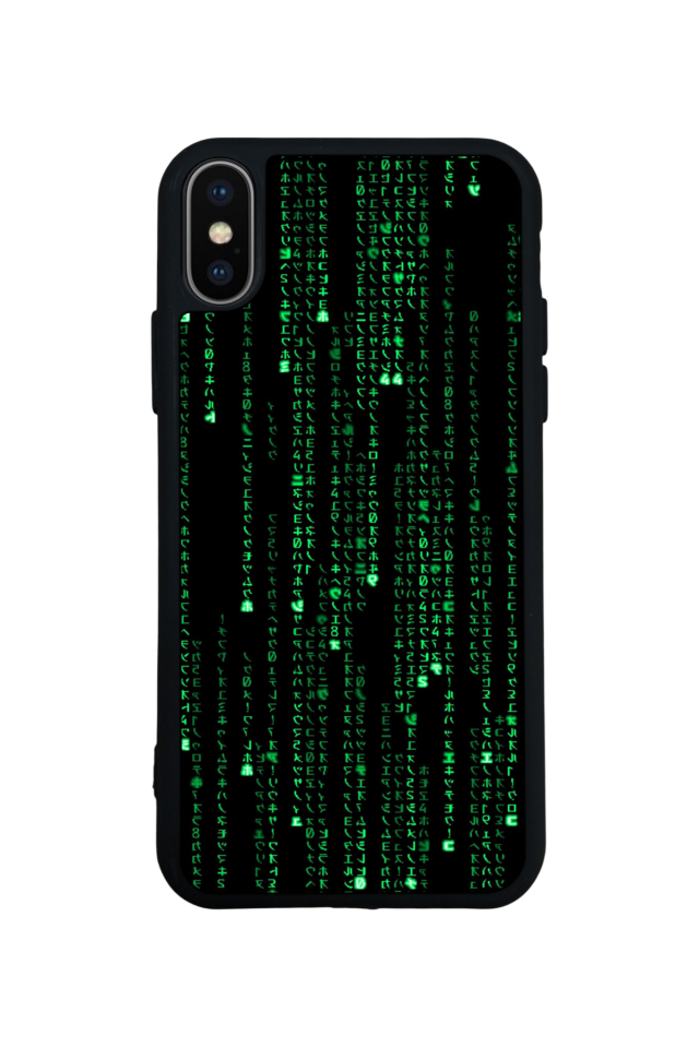 iPhone XS Max Uyumlu MatriiPhone XS Max Tasarımlı Glossy Premium Kılıf