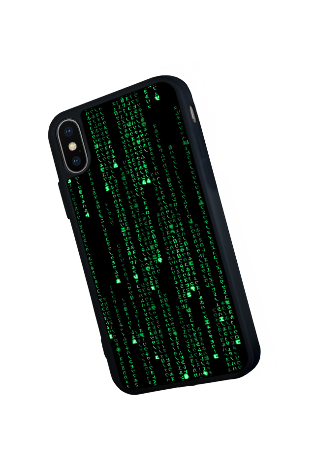 iPhone XS Max Uyumlu MatriiPhone XS Max Tasarımlı Glossy Premium Kılıf