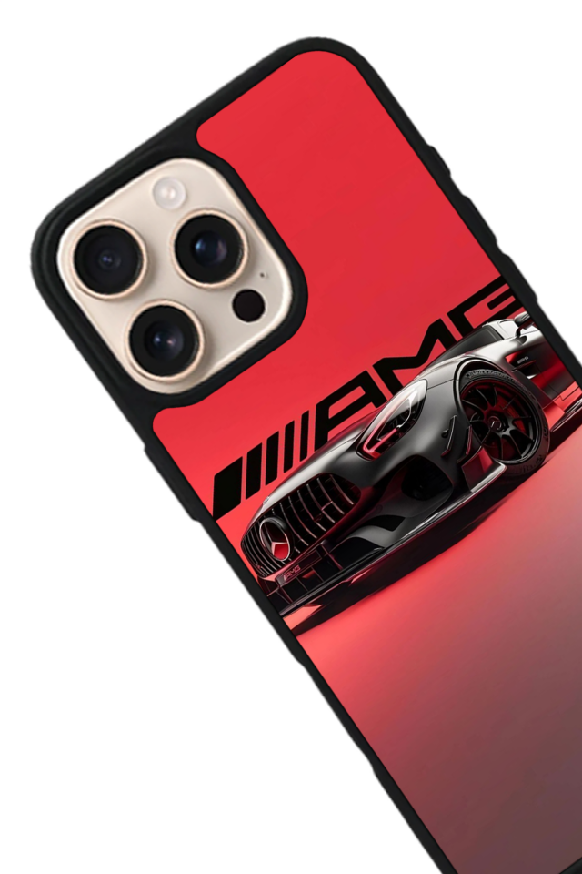 iPhone 14 Pro Uyumlu Mercedes Tasarımlı Glossy Premium Kılıf