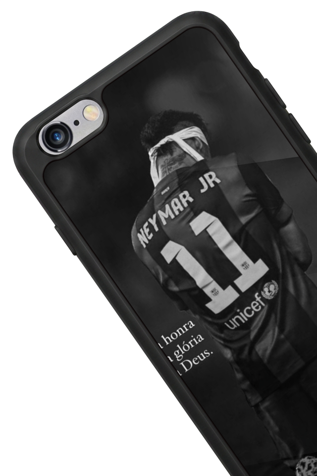 iPhone 6 Plus Uyumlu Neymar Tasarımlı Glossy Premium Kılıf