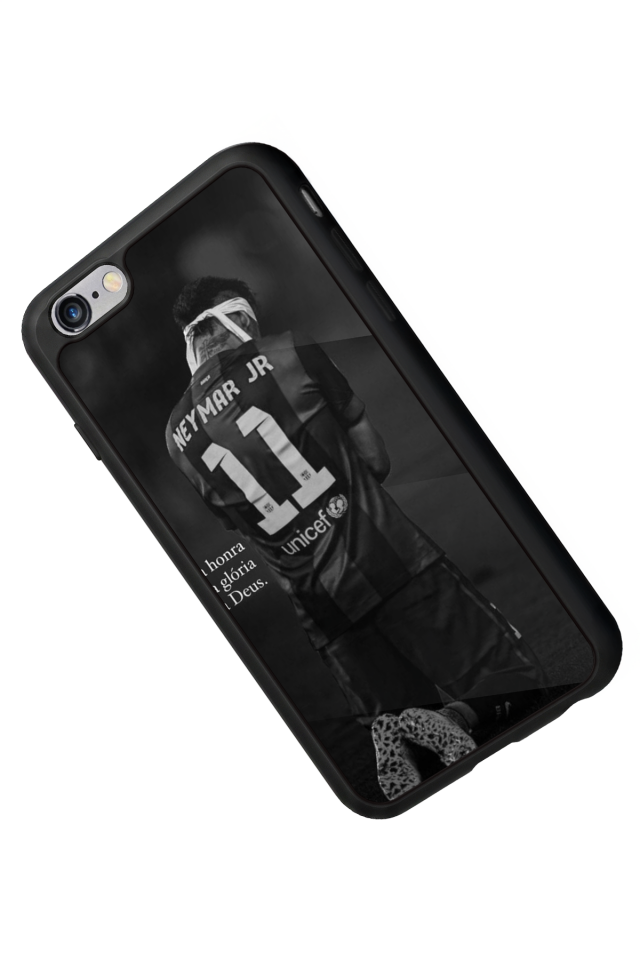 iPhone 6 Plus Uyumlu Neymar Tasarımlı Glossy Premium Kılıf