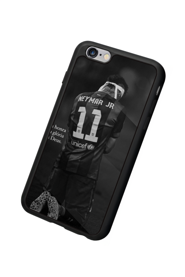 iPhone 6 Plus Uyumlu Neymar Tasarımlı Glossy Premium Kılıf