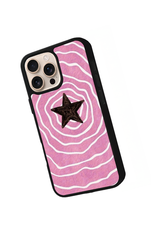 iPhone 16 Pro Max Uyumlu Retro Yildizlar Tasarımlı Glossy Premium Kılıf