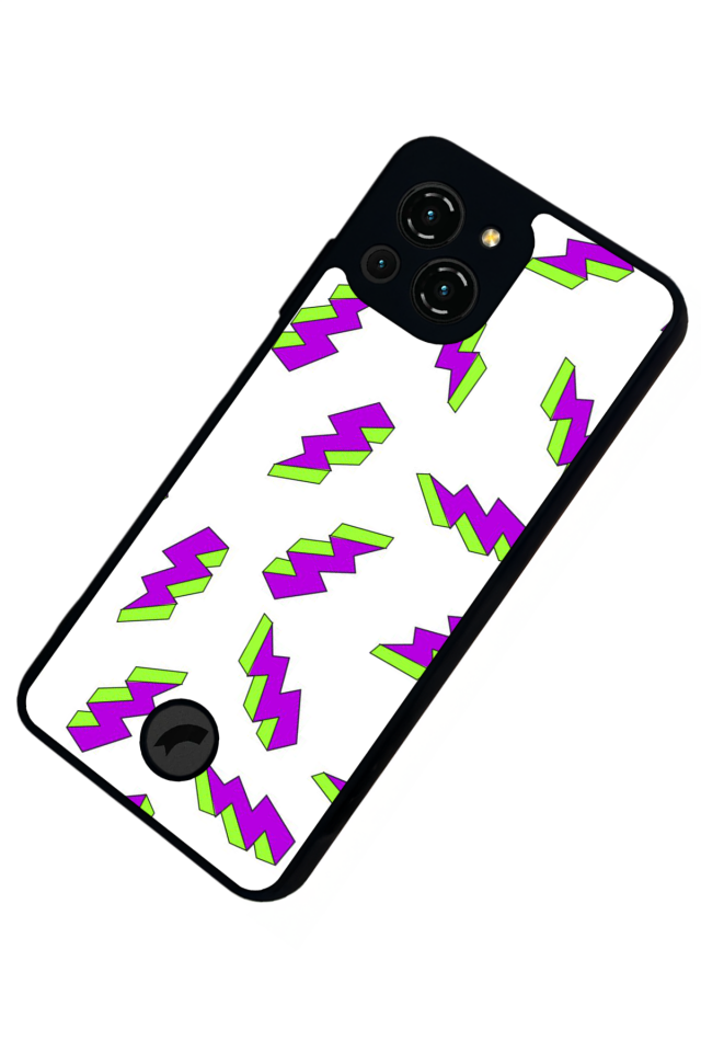 Reeder S23 Pro Max Uyumlu Simsek Tasarımlı Glossy Premium Kılıf