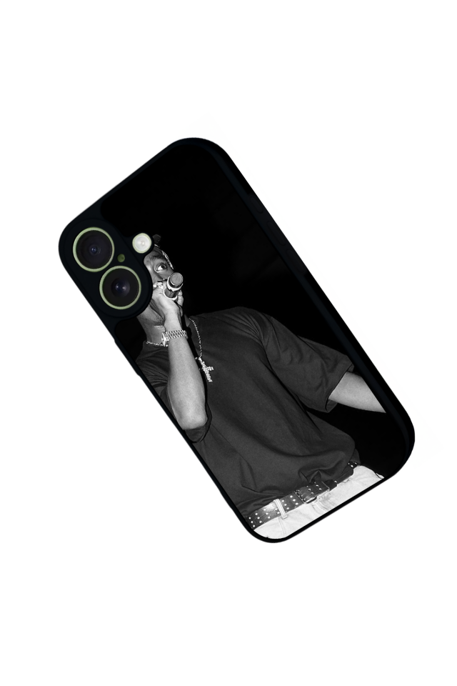 iPhone 17 Uyumlu Tupac Tasarımlı Glossy Premium Kılıf