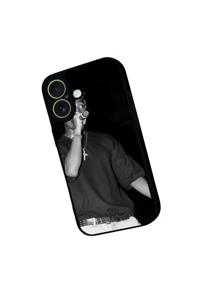 iPhone 17 Uyumlu Tupac Tasarımlı Glossy Premium Kılıf