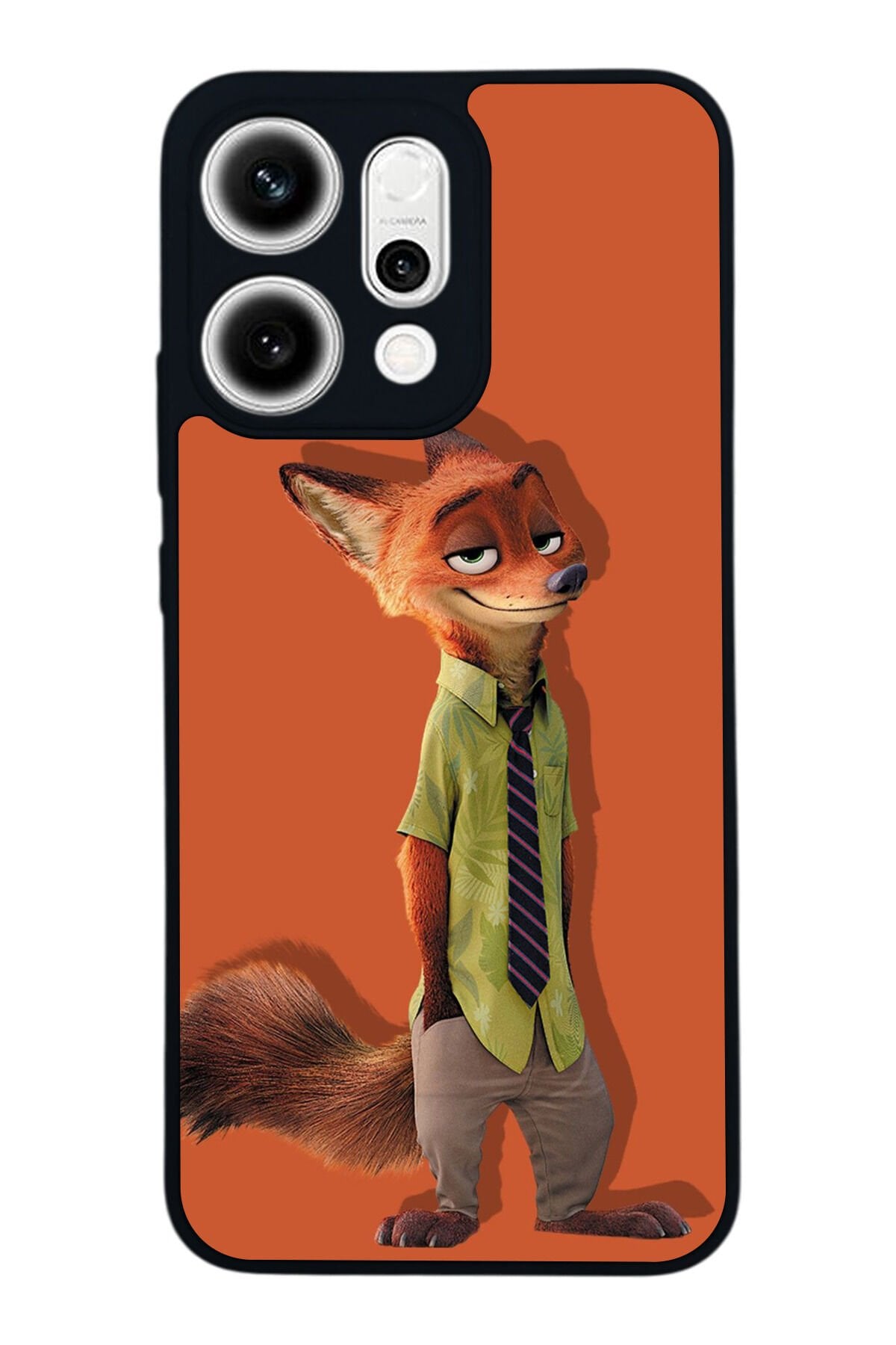 Oppo Reno 14 Uyumlu Zootropolis Tasarımlı Glossy Premium Kılıf
