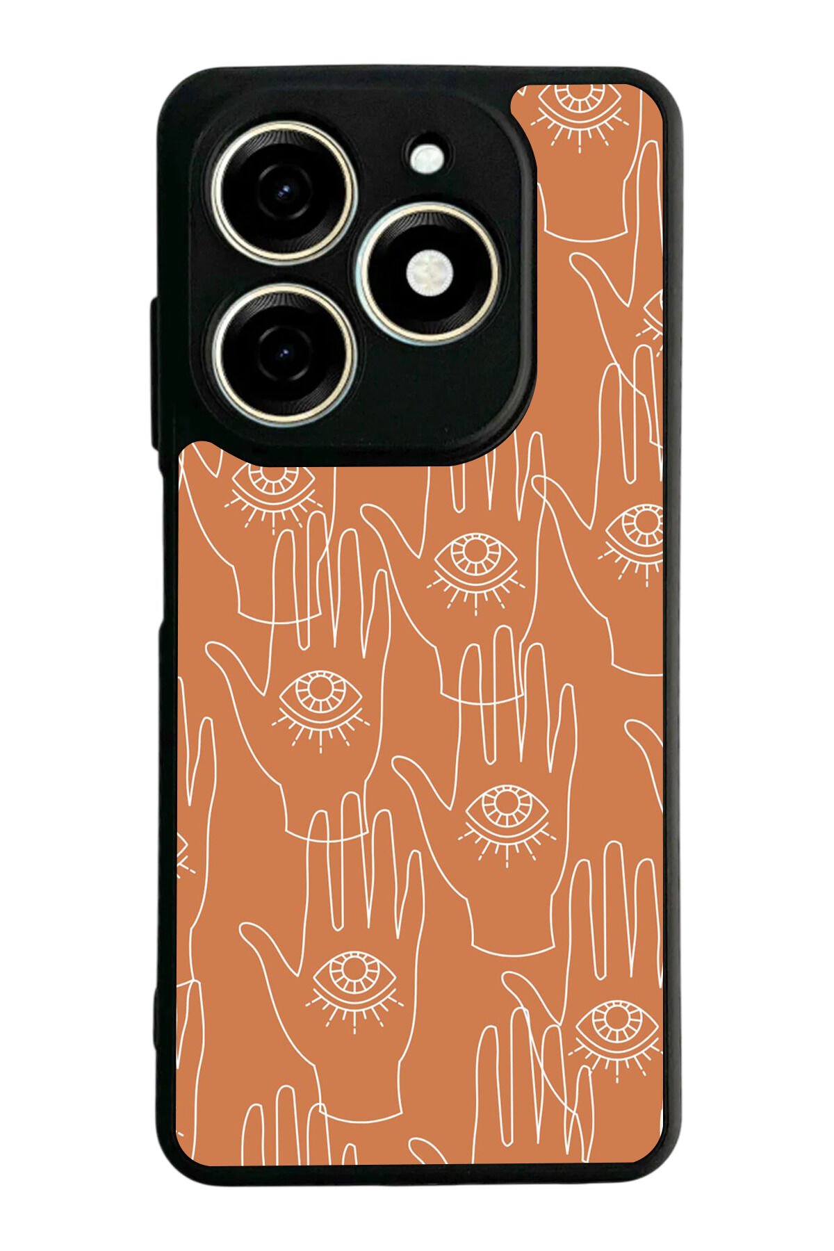 Infınıx Smart 8 Pro Uyumlu Line Art Tasarımlı Glossy Premium Kılıf