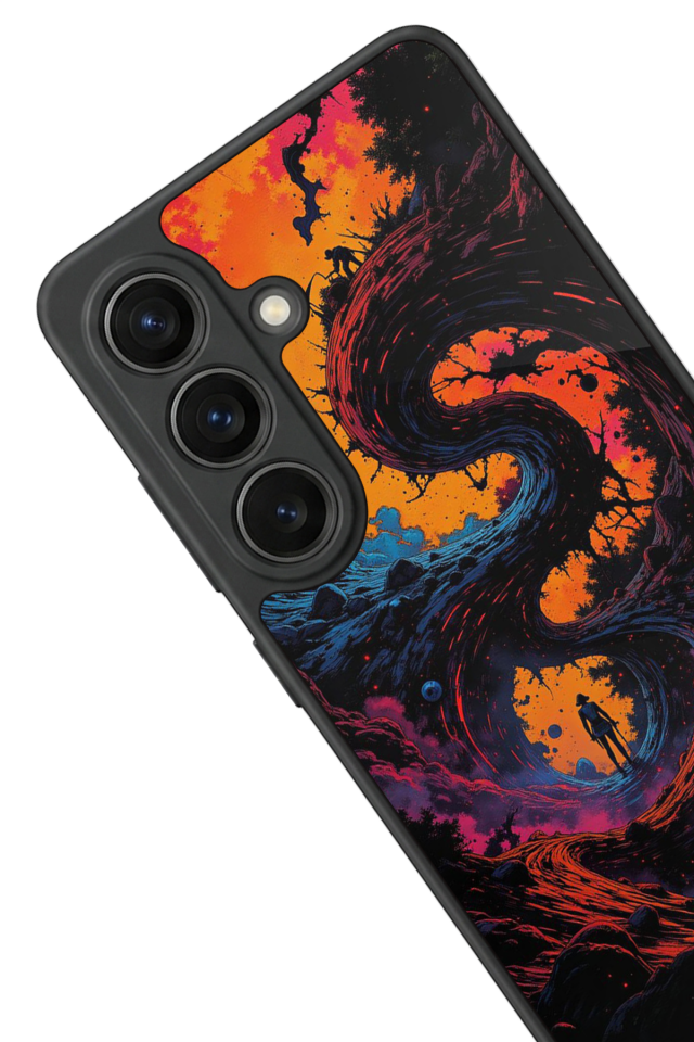 Samsung Galaxy S26 Uyumlu Abstract Tasarımlı Glossy Premium Kılıf