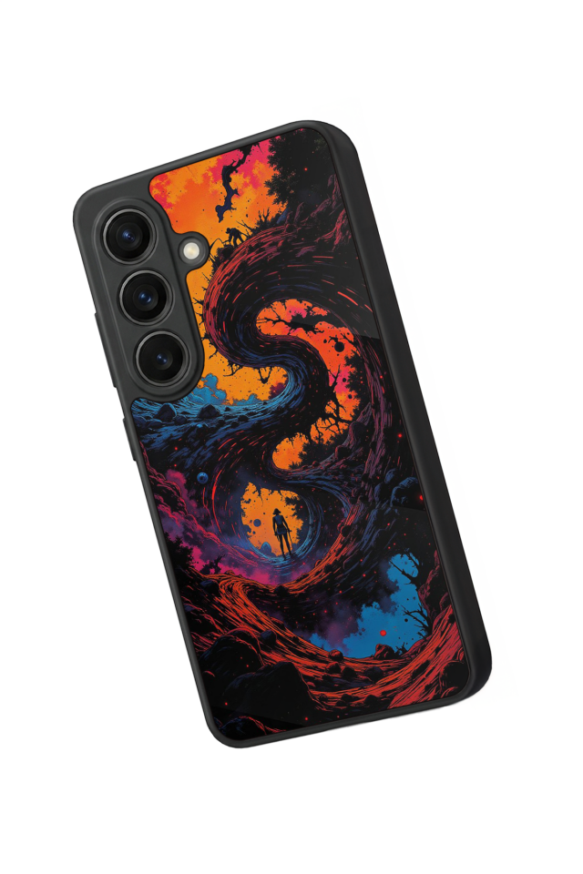 Samsung Galaxy S26 Uyumlu Abstract Tasarımlı Glossy Premium Kılıf