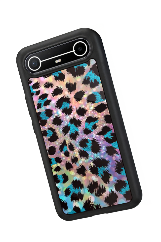 Tecno Spark Slim 5G Uyumlu Hologram Leopar Tasarımlı Glossy Premium Kılıf