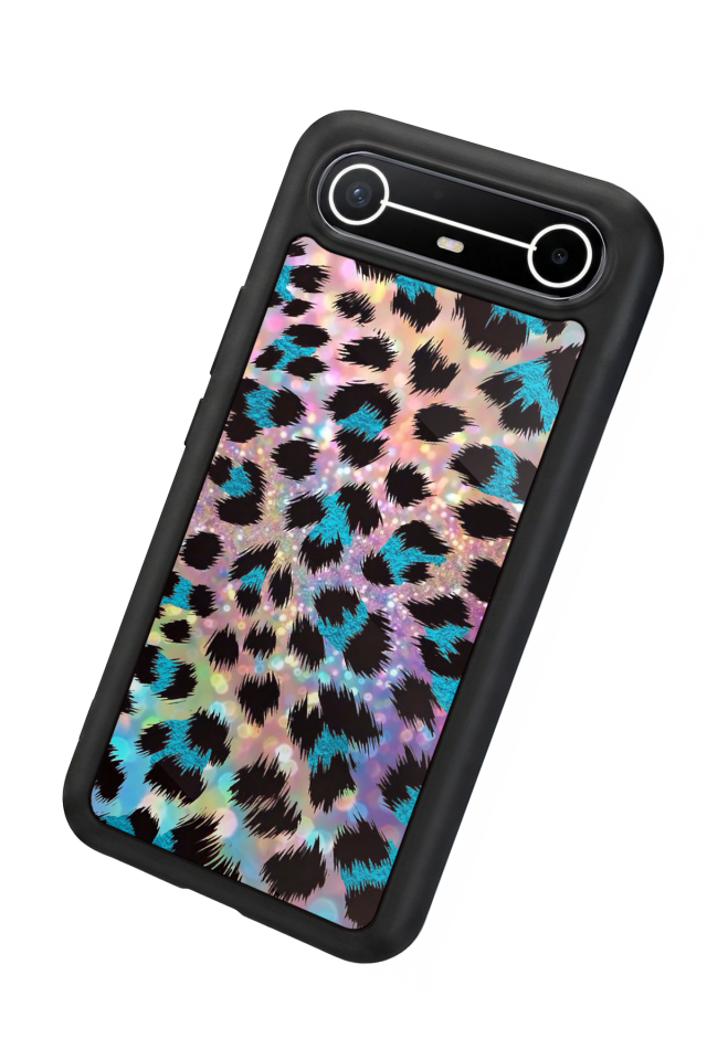 Tecno Spark Slim 5G Uyumlu Hologram Leopar Tasarımlı Glossy Premium Kılıf