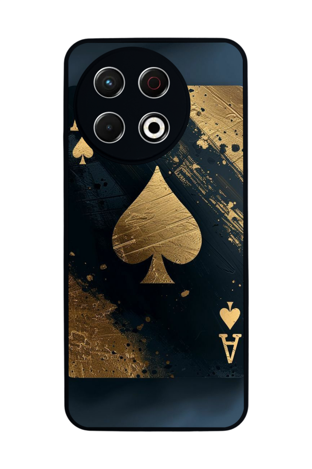 Tecno Spark 30 Pro Uyumlu Kart Tasarımlı Glossy Premium Kılıf