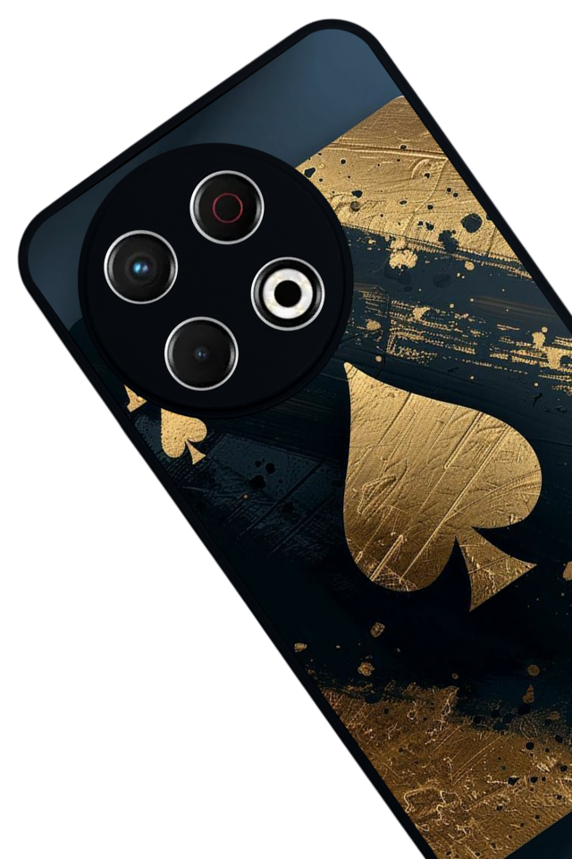 Tecno Spark 30 Pro Uyumlu Kart Tasarımlı Glossy Premium Kılıf