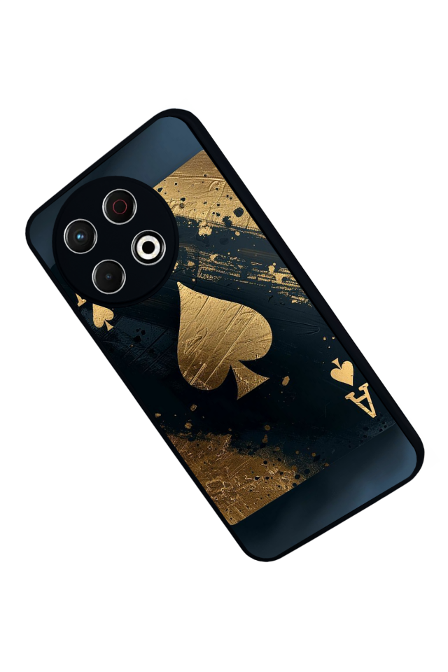 Tecno Spark 30 Pro Uyumlu Kart Tasarımlı Glossy Premium Kılıf