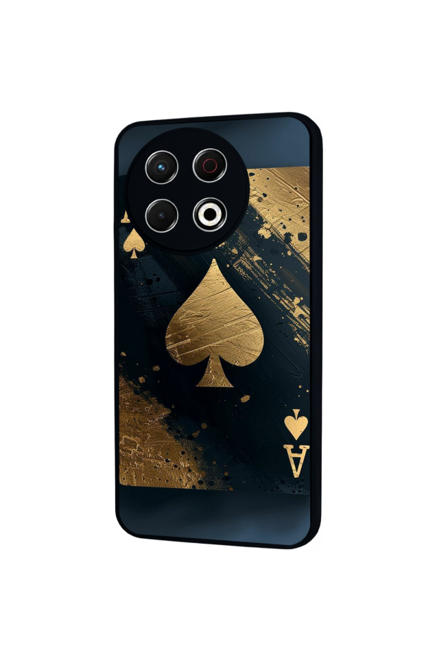 Tecno Spark 30 Pro Uyumlu Kart Tasarımlı Glossy Premium Kılıf