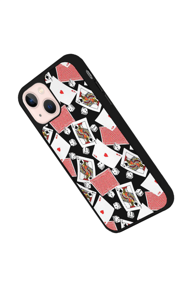 iPhone 15 Plus Uyumlu Kart Tasarımlı Glossy Premium Kılıf