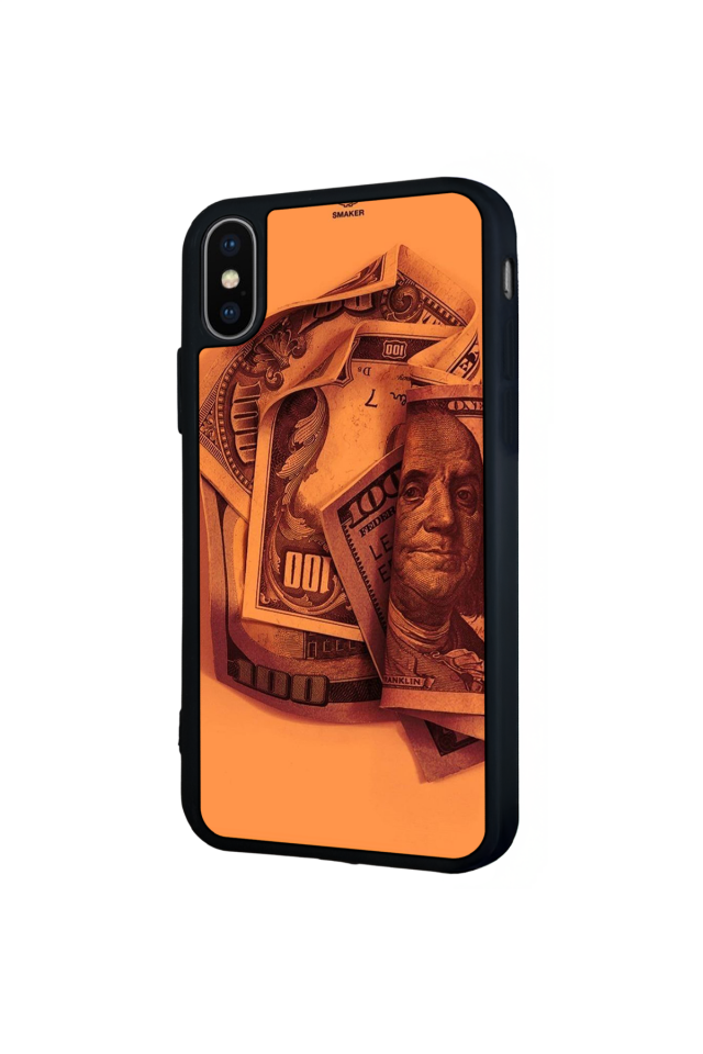 iPhone X/ XS Uyumlu Money Para Tasarımlı Glossy Premium Kılıf