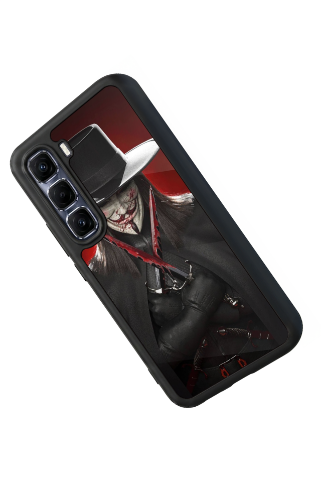 Infinix Hot 60 Pro Plus Uyumlu Vendetta Tasarımlı Glossy Premium Kılıf
