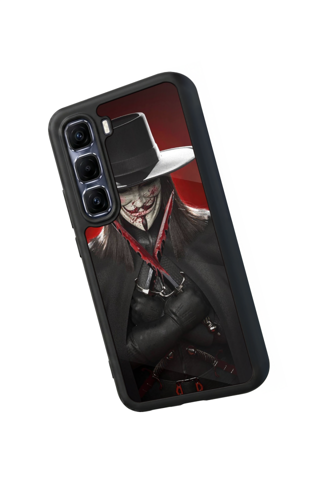 Infinix Hot 60 Pro Plus Uyumlu Vendetta Tasarımlı Glossy Premium Kılıf