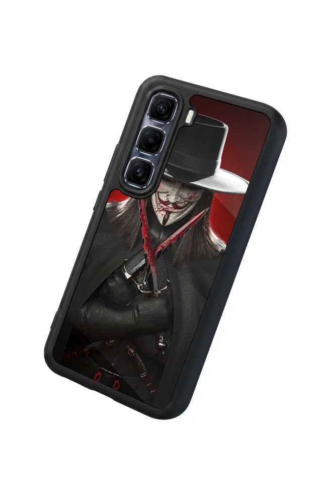 Infinix Hot 60 Pro Plus Uyumlu Vendetta Tasarımlı Glossy Premium Kılıf