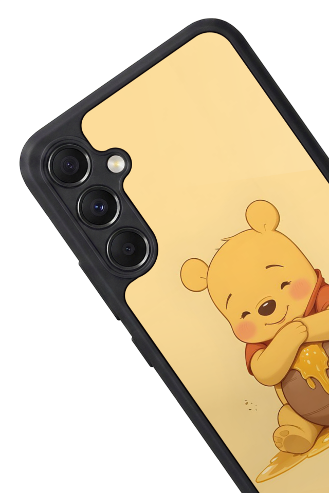 Samsung Galaxy M34 Uyumlu Winnie Tasarımlı Glossy Premium Kılıf