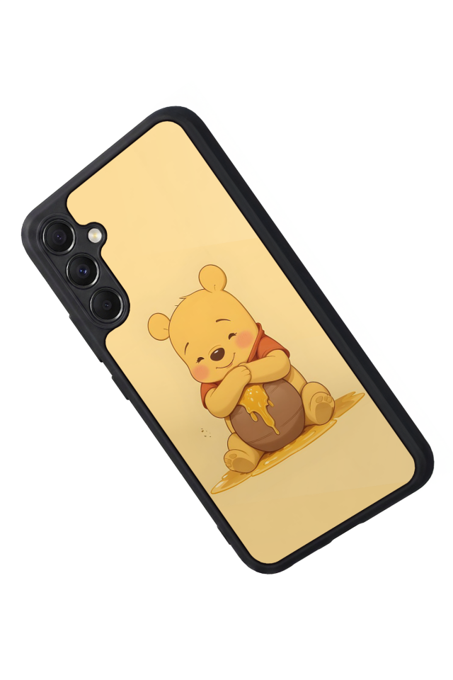 Samsung Galaxy M34 Uyumlu Winnie Tasarımlı Glossy Premium Kılıf