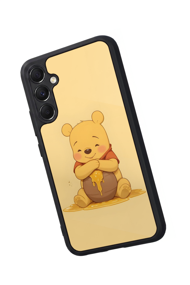 Samsung Galaxy M34 Uyumlu Winnie Tasarımlı Glossy Premium Kılıf