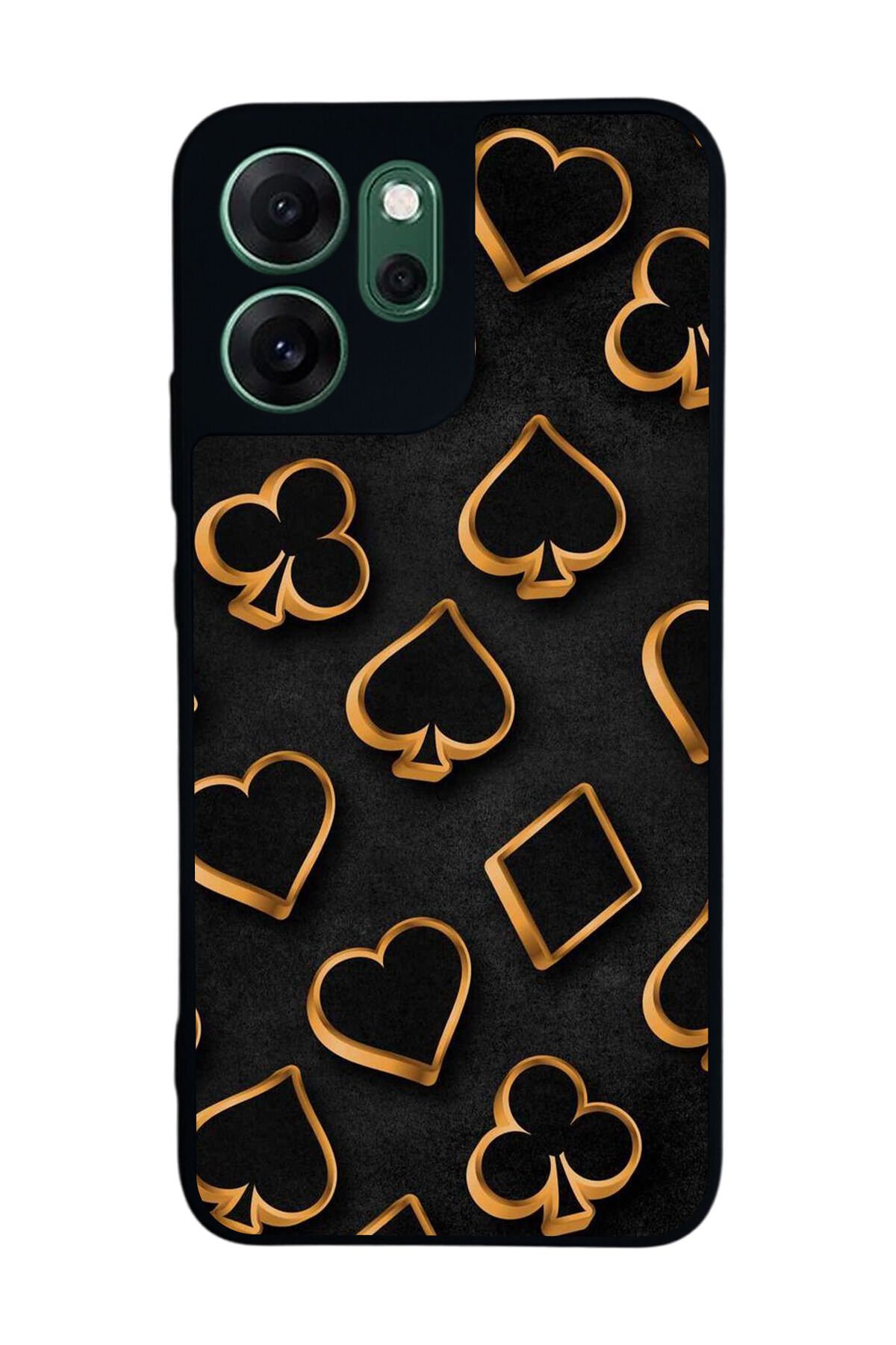 Oppo Reno 14F Uyumlu Kart Tasarımlı Glossy Premium Kılıf