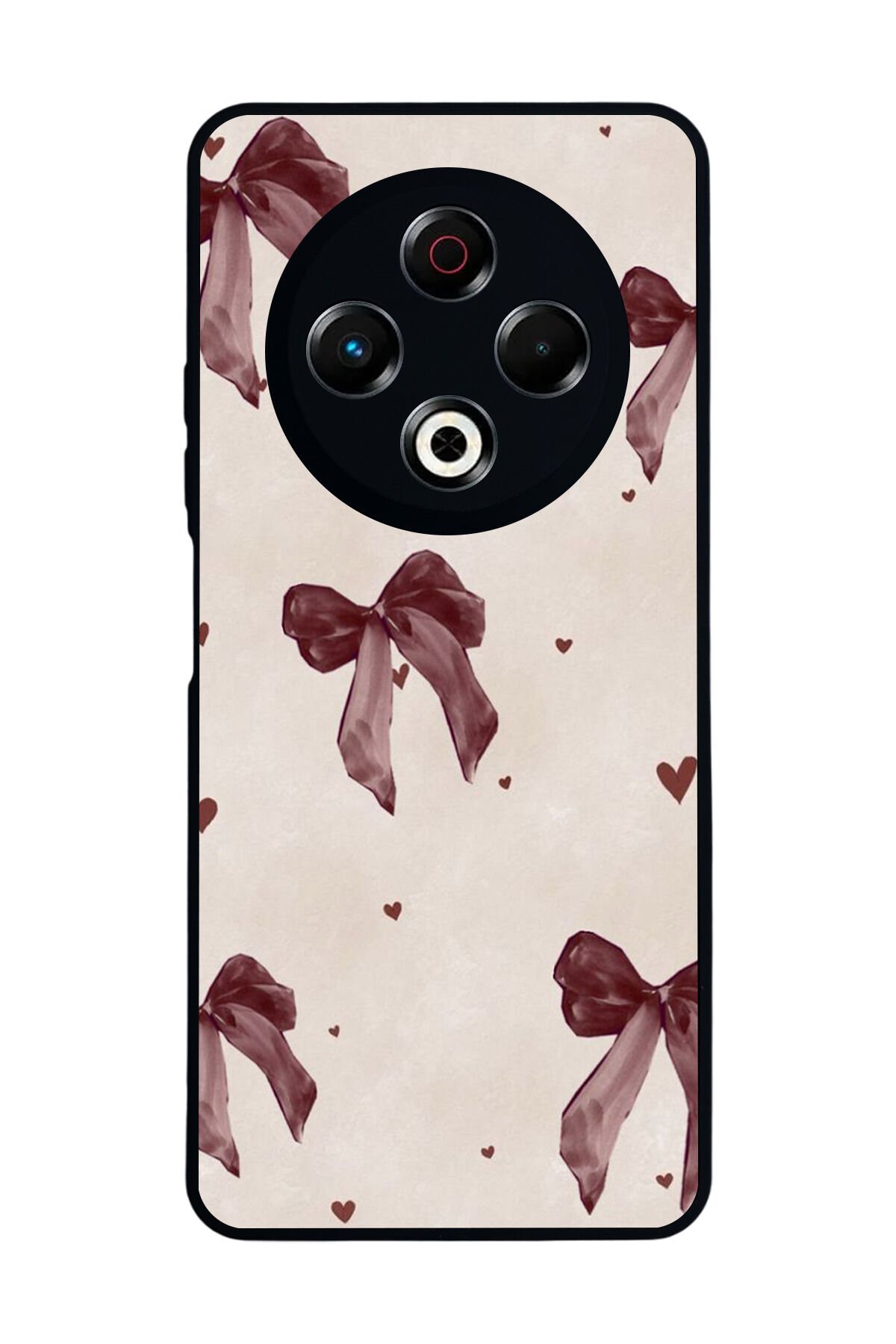 Tecno Spark 30 Uyumlu Kurdele Tasarımlı Glossy Premium Kılıf