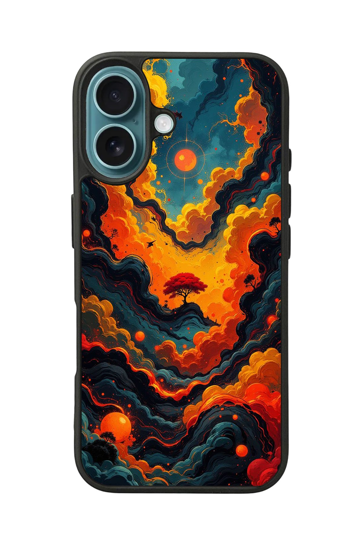 iPhone 16 Plus Uyumlu Abstract Tasarımlı Glossy Premium Kılıf