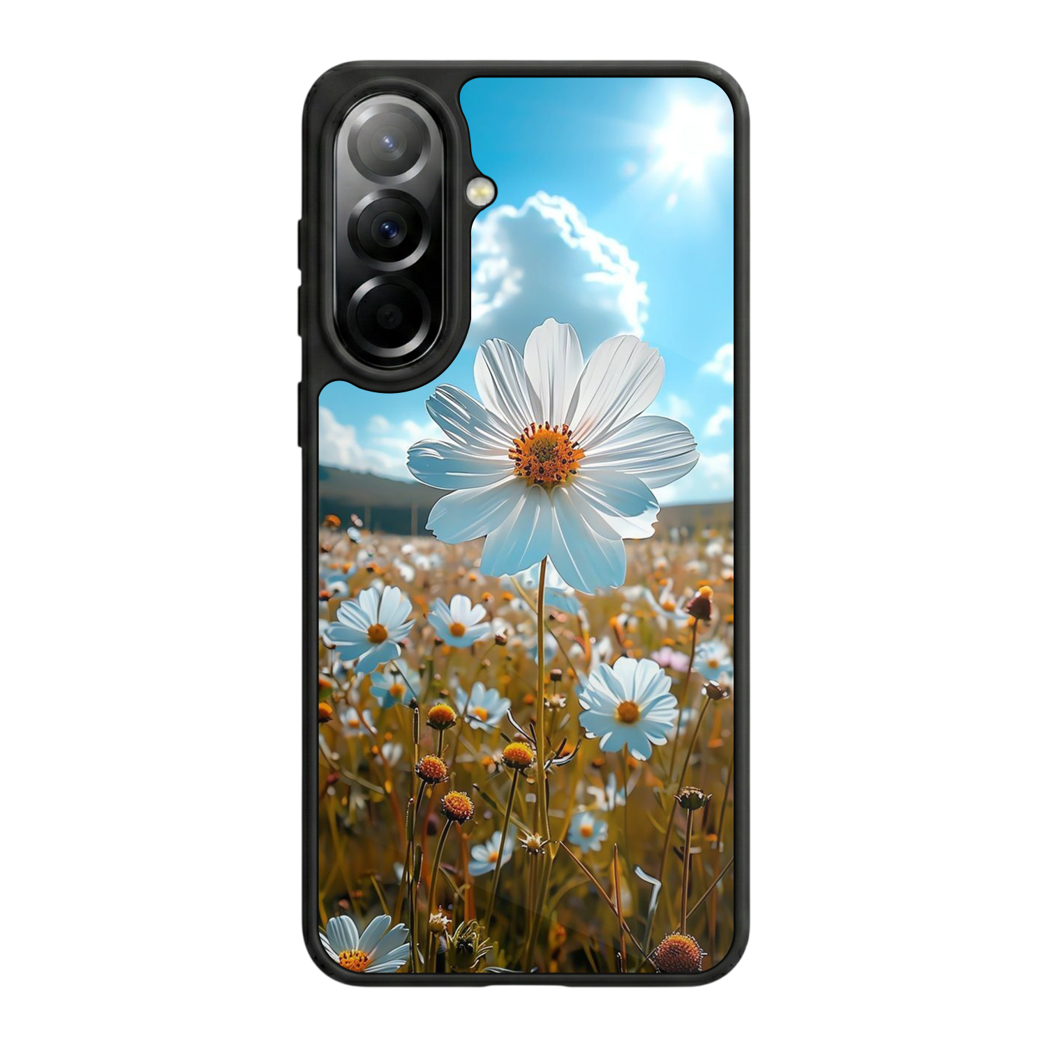Samsung Galaxy A57 Uyumlu Cicek Tasarımlı Glossy Premium Kılıf