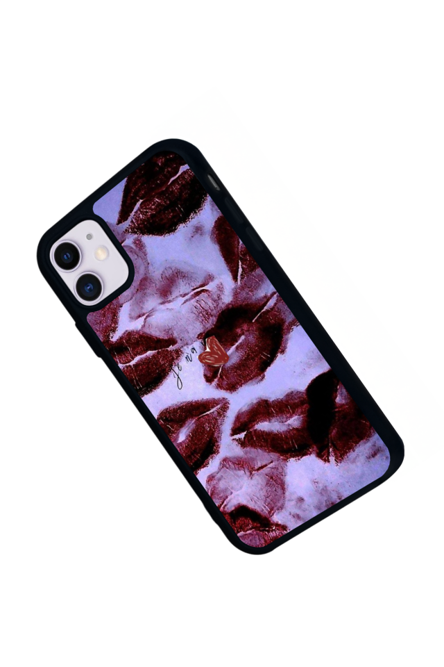 iPhone 11 Uyumlu Dudak Tasarımlı Glossy Premium Kılıf