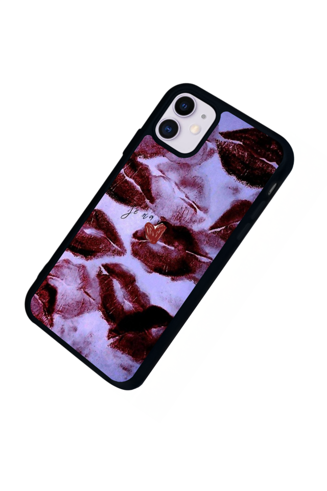 iPhone 11 Uyumlu Dudak Tasarımlı Glossy Premium Kılıf