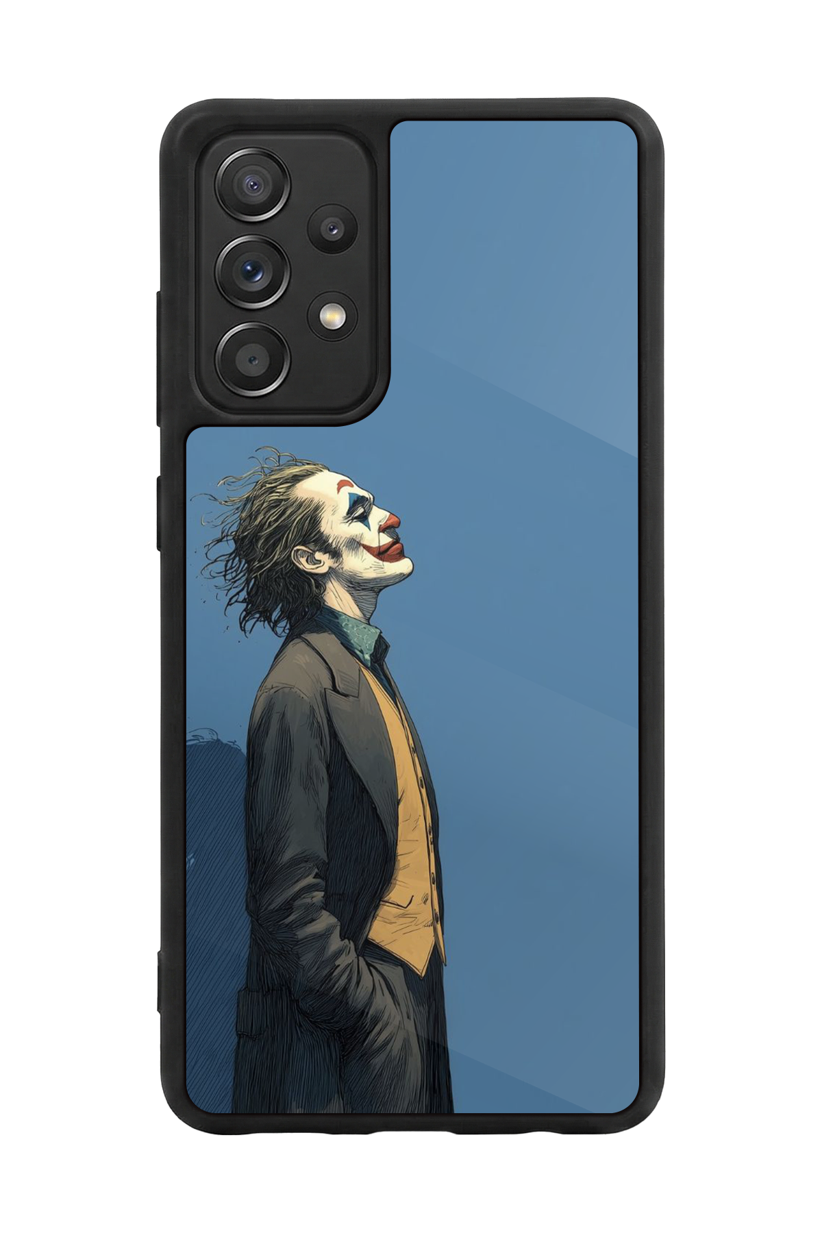 Samsung Galaxy A72 Uyumlu Joker Tasarımlı Glossy Premium Kılıf