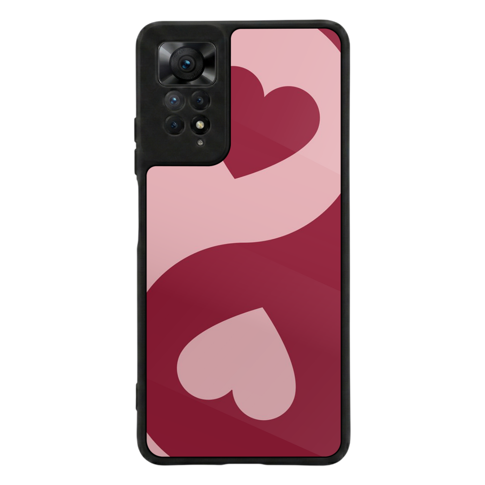 Xiaomi Redmi Note 12 Pro Uyumlu Kalp Love Tasarımlı Glossy Premium Kılıf