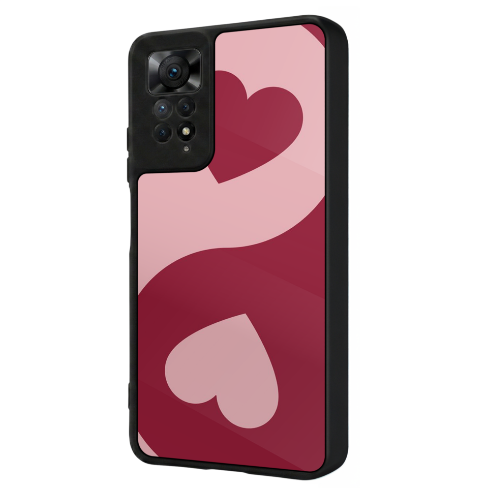 Xiaomi Redmi Note 12 Pro Uyumlu Kalp Love Tasarımlı Glossy Premium Kılıf