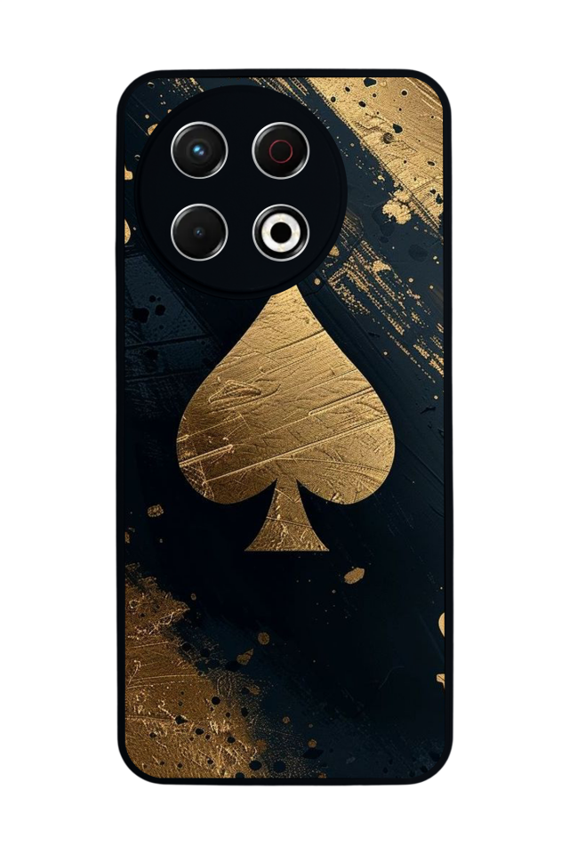 Tecno Spark 30 Pro Uyumlu Kart Tasarımlı Glossy Premium Kılıf