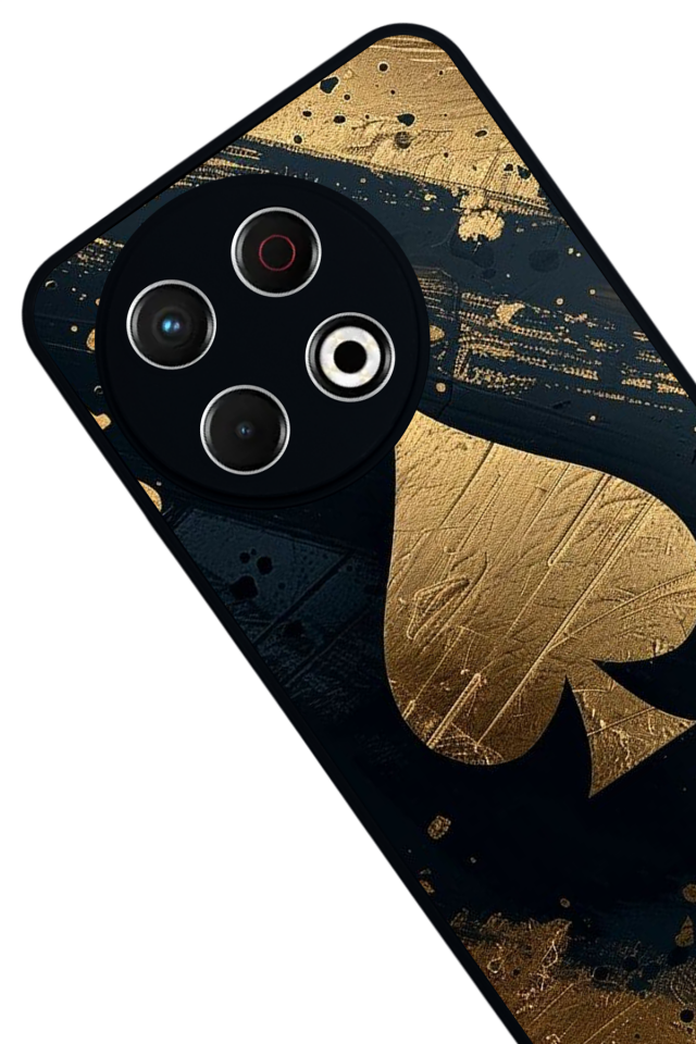 Tecno Spark 30 Pro Uyumlu Kart Tasarımlı Glossy Premium Kılıf