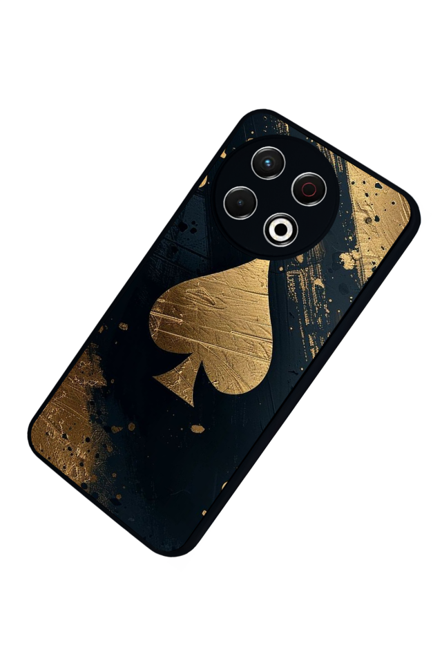 Tecno Spark 30 Pro Uyumlu Kart Tasarımlı Glossy Premium Kılıf