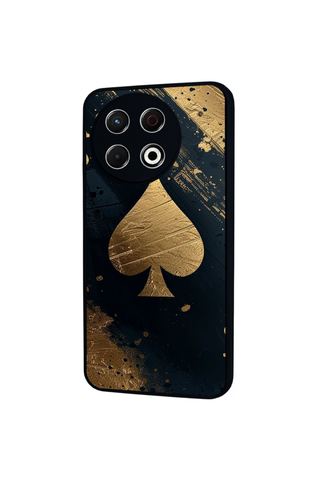 Tecno Spark 30 Pro Uyumlu Kart Tasarımlı Glossy Premium Kılıf