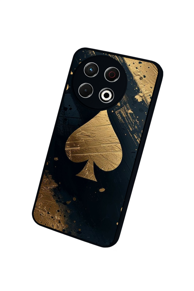 Tecno Spark 30 Pro Uyumlu Kart Tasarımlı Glossy Premium Kılıf