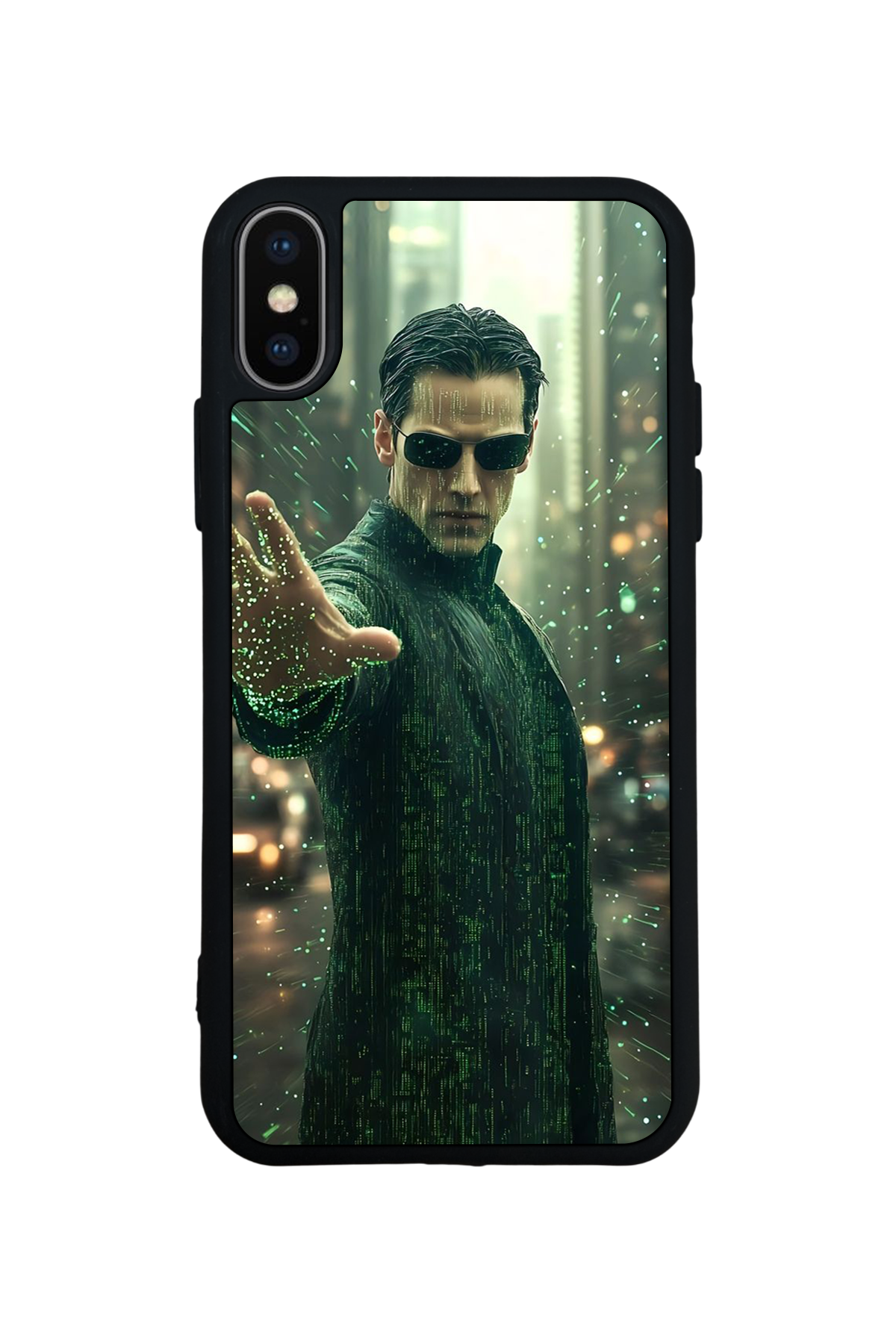 iPhone XS Max Uyumlu MatriiPhone XS Max Tasarımlı Glossy Premium Kılıf