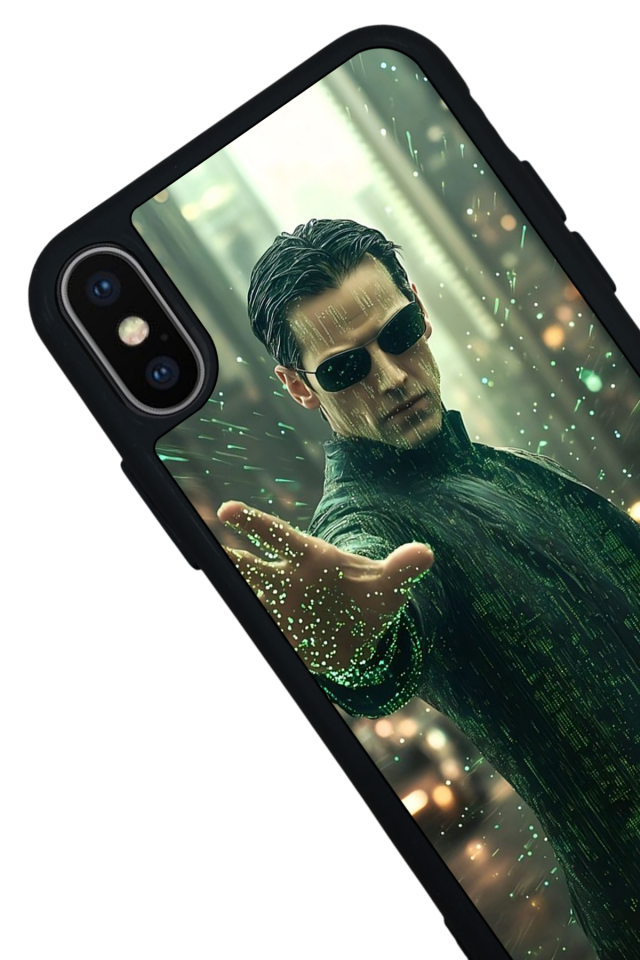 iPhone XS Max Uyumlu MatriiPhone XS Max Tasarımlı Glossy Premium Kılıf