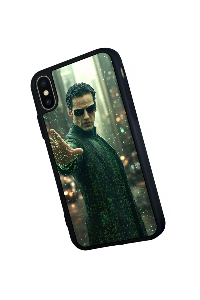 iPhone XS Max Uyumlu MatriiPhone XS Max Tasarımlı Glossy Premium Kılıf