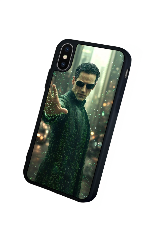 iPhone XS Max Uyumlu MatriiPhone XS Max Tasarımlı Glossy Premium Kılıf