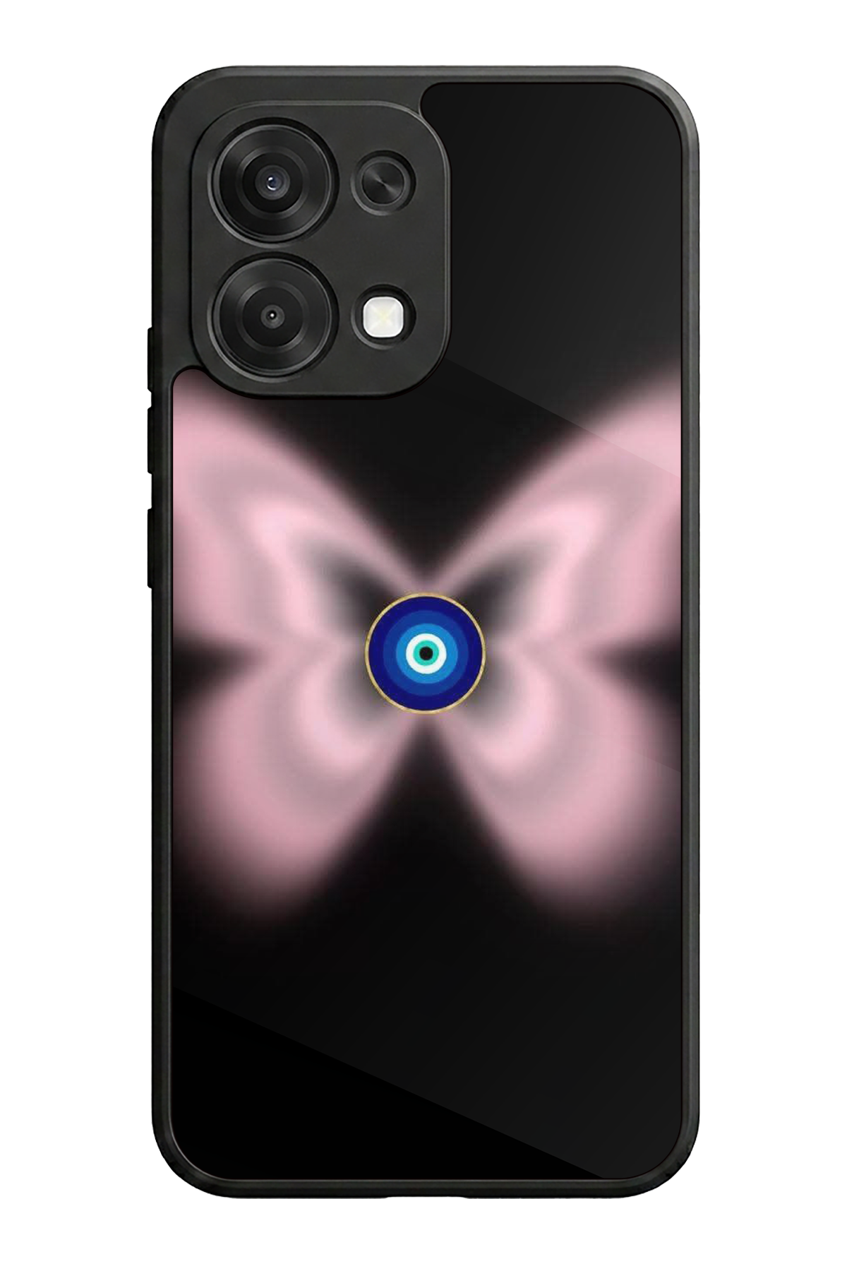 Oppo A6 Pro Uyumlu Nazar Tasarımlı Glossy Premium Kılıf